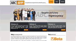 Desktop Screenshot of abcbhp.pl